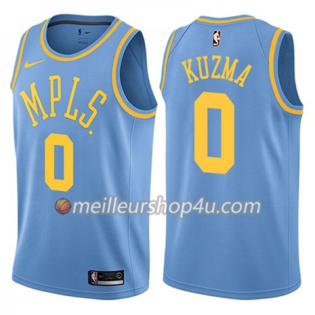 Maillot Basket Homme Los Angeles Lakers Kyle Kuzma 0 Nike Hardwood Classics Swingman